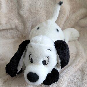 Disney 101 Dalmatians Little Dipper Dog Plush 14" Floppy Soft Puppy Blue Collar